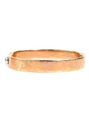 Louis Vuitton Bangle Bracelet Calfskin Nanogram